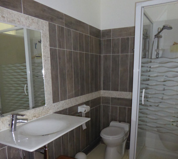 Bathroom and shower room